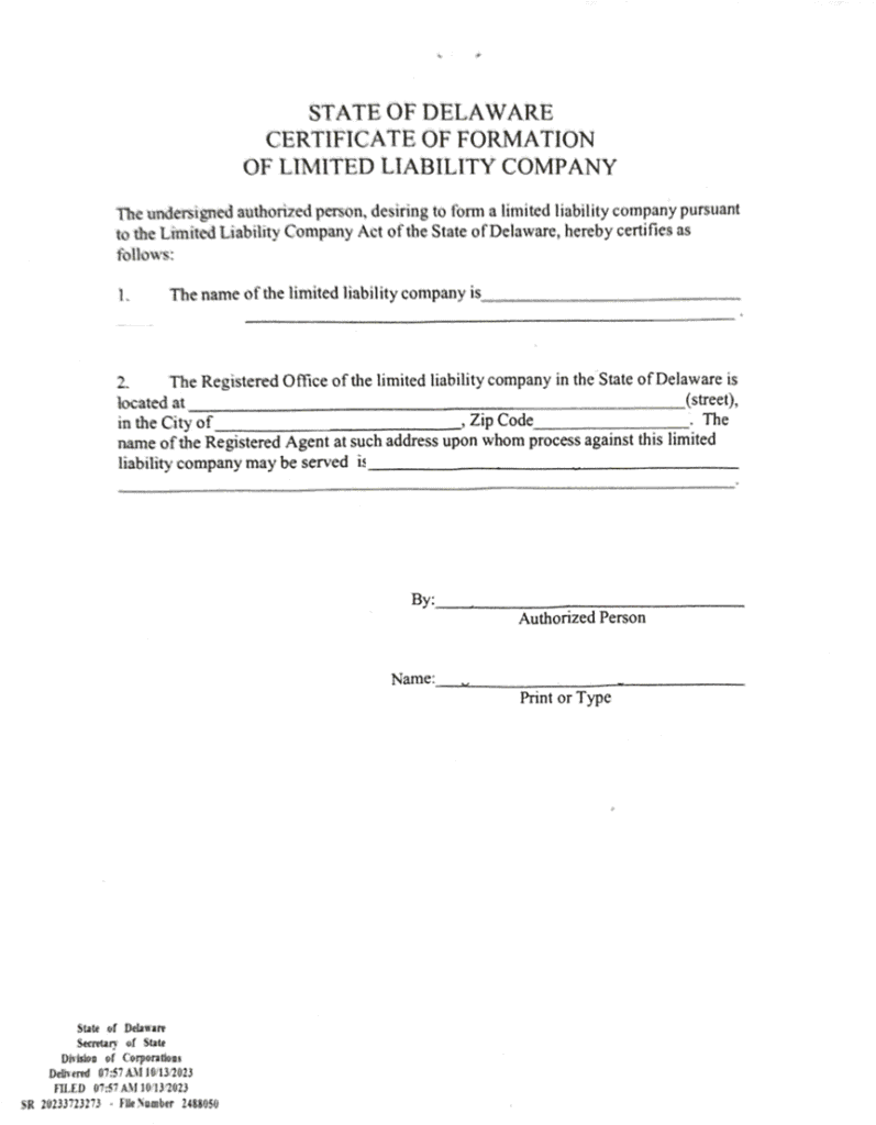 US commercial document Apostille